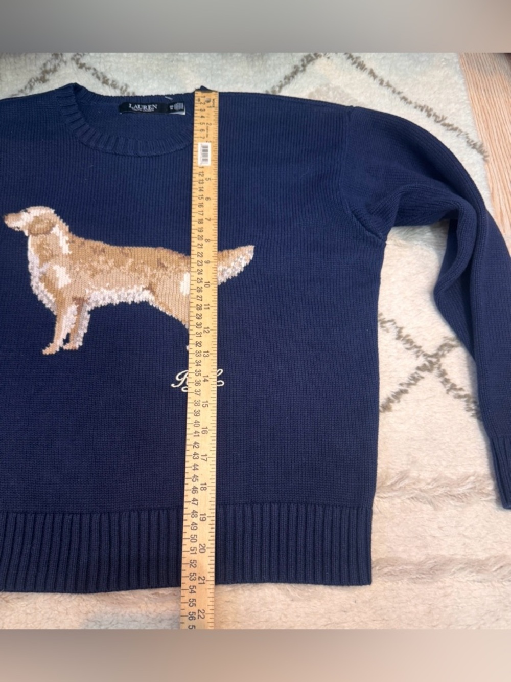 Lauren Ralph Lauren Cotton Dog Sweater - Picture 9 of 11